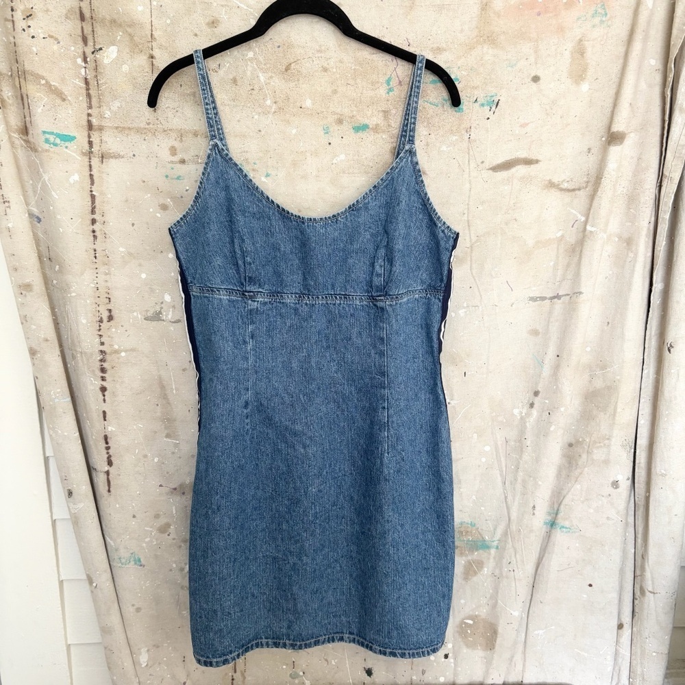 Vintage Express Denim Midi Dress